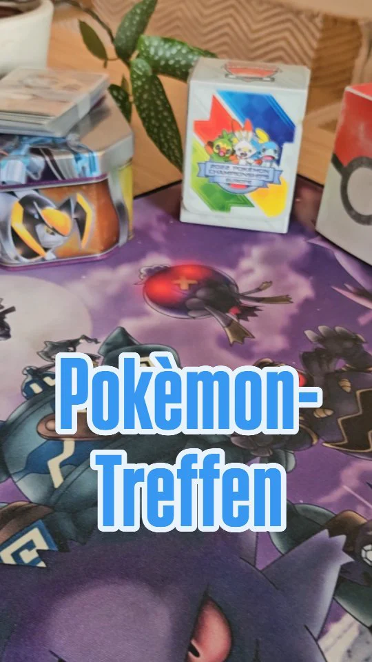 Nächste Woche Mittwoch findet wieder das Pokèmon-Treffen statt 15:30-17.30 Uhr.

Decks könnt ihr auch ausleihen, nur bitte vorsichtig damit umgehen. Snacks und Getränke gibt es auch. Regeln werden auch nochmal erklärt! 

Carel und Jona freuen sich auf Euch 👾